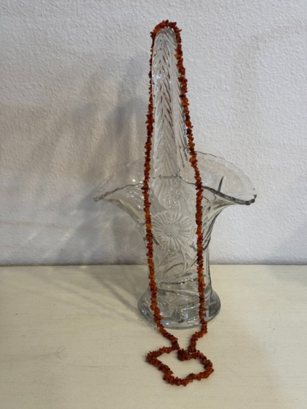 Vintage Baltic Amber chip necklace